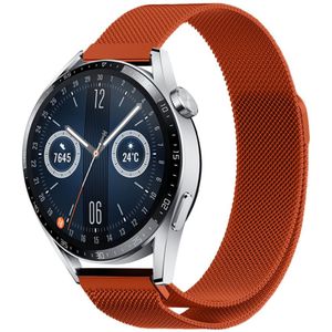 Strap-it Huawei Watch GT 3 46mm Milanese band (oranje)