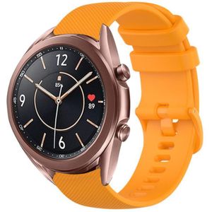Strap-it Samsung Galaxy Watch 3 41mm Luxe Siliconen bandje (oranje)
