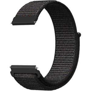 Strap-it Withings ScanWatch Light nylon band (zwart)