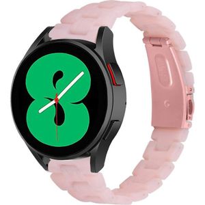 Strap-it Samsung Galaxy Watch 4 - 44mm resin band (roze)