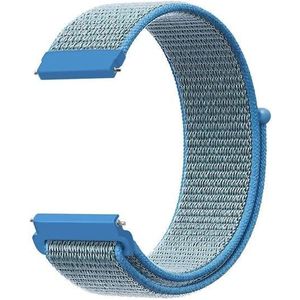 Strap-it Withings ScanWatch Light nylon band (blauw)