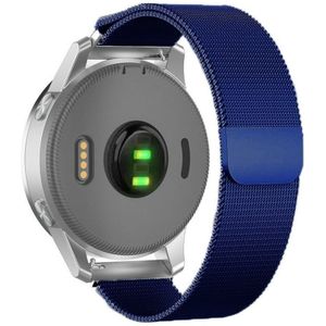 Strap-it Withings Steel HR - 36mm Milanese band (blauw)