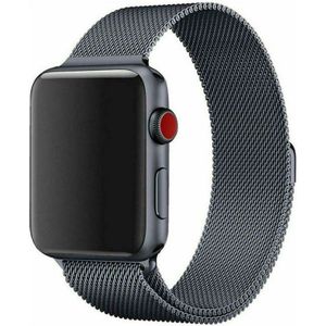 Strap-it Apple Watch 8 Milanese band (space grey)