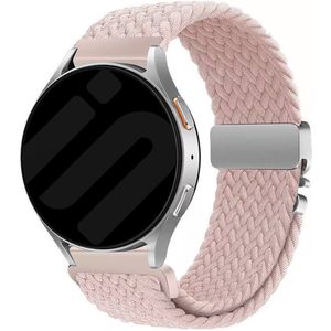 Strap-it Garmin Vivoactive 4s gevlochten band met P-buckle (roze)