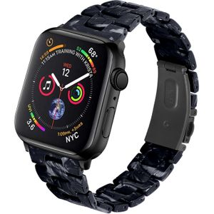 Strap-it Apple Watch 8 stalen band (zwart/wit)