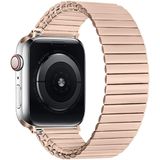 Strap-it Apple Watch 8 stalen rekband (rosé goud)