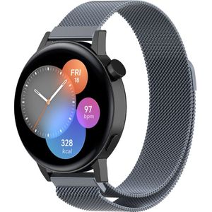 Strap-it Huawei Watch GT 3 42mm Milanese band (space grey)