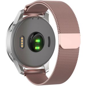 Strap-it Withings Steel HR - 36mm Milanese band (roze)