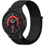 Strap-it Samsung Galaxy Watch 5 Pro nylon band (zwart)