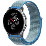 Strap-it OnePlus Watch nylon band (blauw)