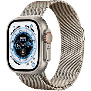 Strap-it Apple Watch Ultra Milanese band (champagne)