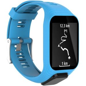 Strap-it TomTom Golfer 2 siliconen bandje (lichtblauw)