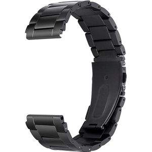 Strap-it Withings ScanWatch Light titanium band (zwart)