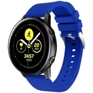 Strap-it Samsung Galaxy Watch Active silicone band (blauw)
