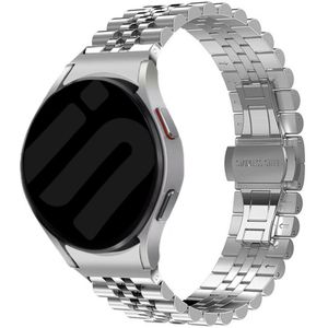 Strap-it Samsung Galaxy Watch 6 - 40mm Jubilee stalen band (zilver)