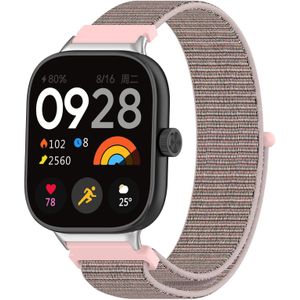 Strap-it Redmi Watch 4 nylon band (pink sand)