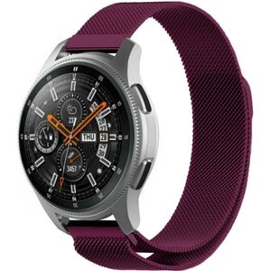 Strap-it Samsung Galaxy Watch Milanese band 46mm (paars)