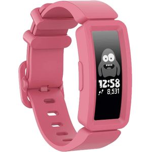 Strap-it Fitbit Ace 2 siliconen bandje (watermeloen)