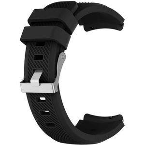 Strap-it  siliconen horlogeband 22mm universeel (zwart)