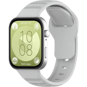 Strap-it Huawei Watch Fit 3 outdoor siliconen bandje (grijs)