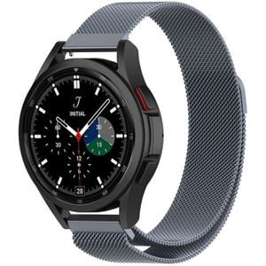 Strap-it Samsung Galaxy Watch 4 Classic 42mm Milanese band (space grey)