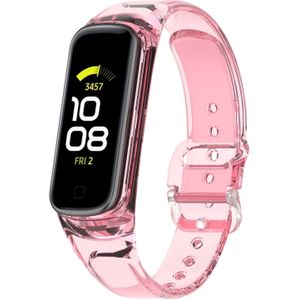 Strap-it Samsung Galaxy Fit 2 zon-verkleurend crystal bandje (transparant-roze)