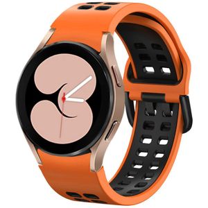 Samsung Galaxy Watch 4 40mm sport square bandje (oranje/zwart)