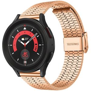 Strap-it Samsung Galaxy Watch 5 Pro roestvrij stalen band (rosé goud)