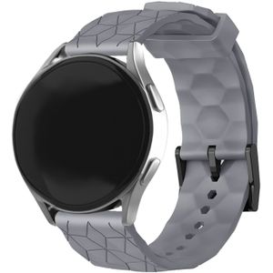 Strap-it OnePlus Watch silicone hexa band (grijs)