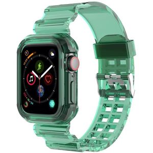 Apple Watch clear TPU band (transparant groen)