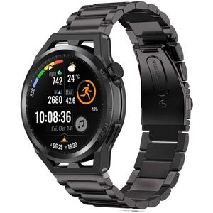 Strap-it Huawei Watch GT titanium bandje (zwart)