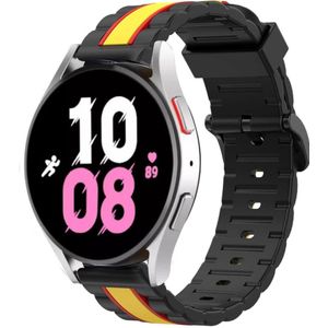 Strap-it Samsung Galaxy Watch 5 - 44mm Special Edition Band (zwart/geel)