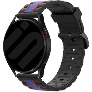 Strap-it Samsung Galaxy Watch FE Special Edition Band (zwart/blauw)