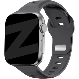 Bandz Apple Watch siliconen band 'Outdoor' (donkergrijs)