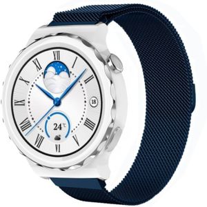 Strap-it Huawei Watch GT 3 Pro 43mm Milanese band (blauw)