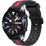 Strap-it Samsung Galaxy Watch 3 Special Edition band 45mm (zwart/rood)