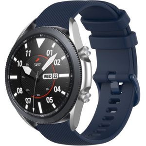 Strap-it Samsung Galaxy Watch 3 45mm luxe siliconen bandje (donkerblauw)