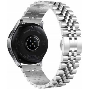 Strap-it Huawei Watch GT3 42mm Jubilee stalen band (zilver)