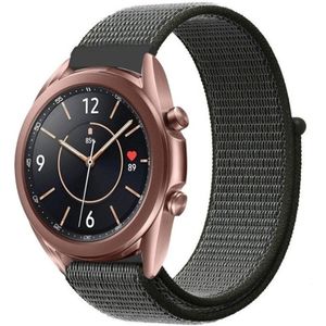 Strap-it Samsung Galaxy Watch 3 - 41mm nylon bandje (groen)