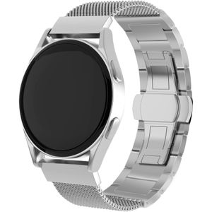 Strap-it Huawei Watch GT stalen Milanese band (zilver)