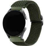 Strap-it Huawei Watch GT 3 Pro 46mm verstelbaar geweven bandje (groen)