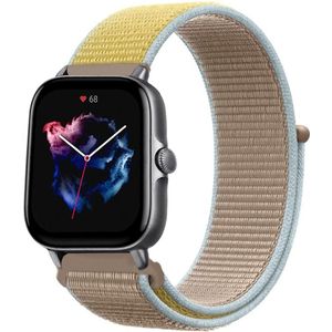 Strap-it Amazfit GTS 3 nylon band (camel)