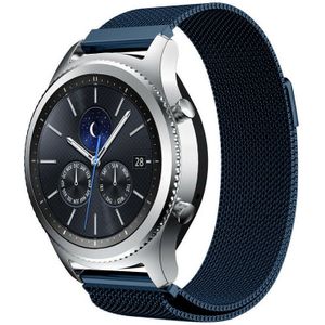 Strap-it Samsung Gear S3 Milanese band (blauw)