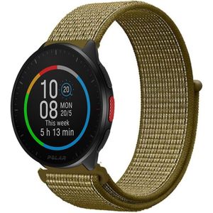 Strap-it Polar Pacer nylon band (olijf)