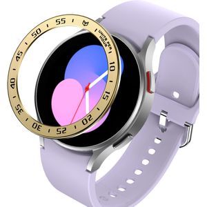 Strap-it Samsung Galaxy Watch 5 40mm bezel ring tijd (retro goud)