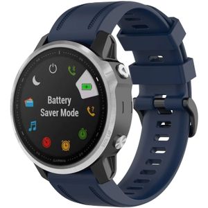 Strap-it Garmin Instinct E - 40mm siliconen bandje (donkerblauw)