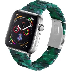 Strap-it Apple Watch stalen band (groen)