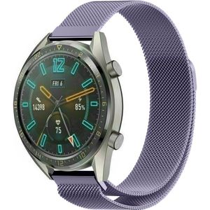 Strap-it Huawei Watch GT 2 Milanese band (lichtpaars)
