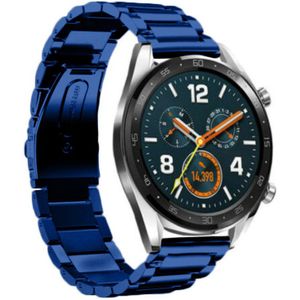Strap-it Huawei Watch GT 2 stalen band (blauw)