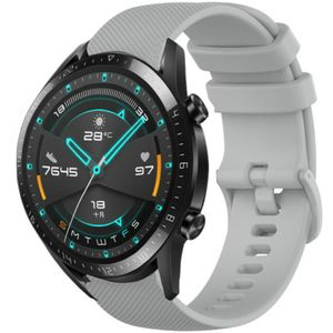 Strap-it Huawei Watch GT 2 Luxe Siliconen bandje (grijs)